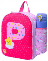 Cubs Pink Unicorn Letter P Nursery Lunch Backpack