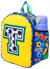Cubs Football Fan letter T Nursery Lunch Backpack