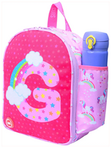 Cubs Pink Unicorn Letter G Nursery Lunch Backpack