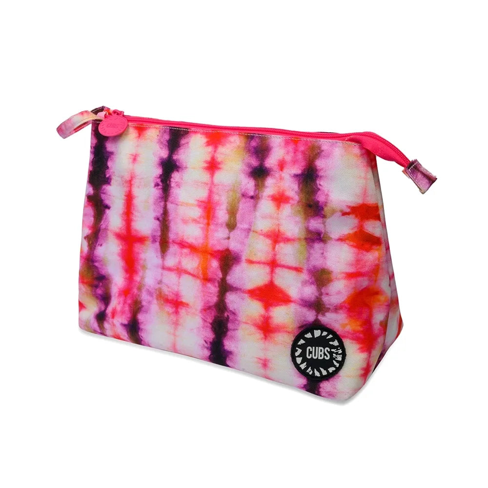 Cubs Tie Dye Art Large Pouch