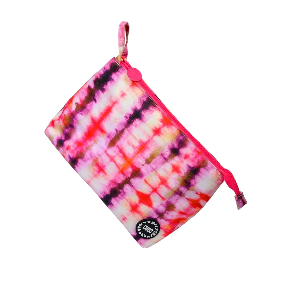 Cubs Tie Dye Art Large Pouch