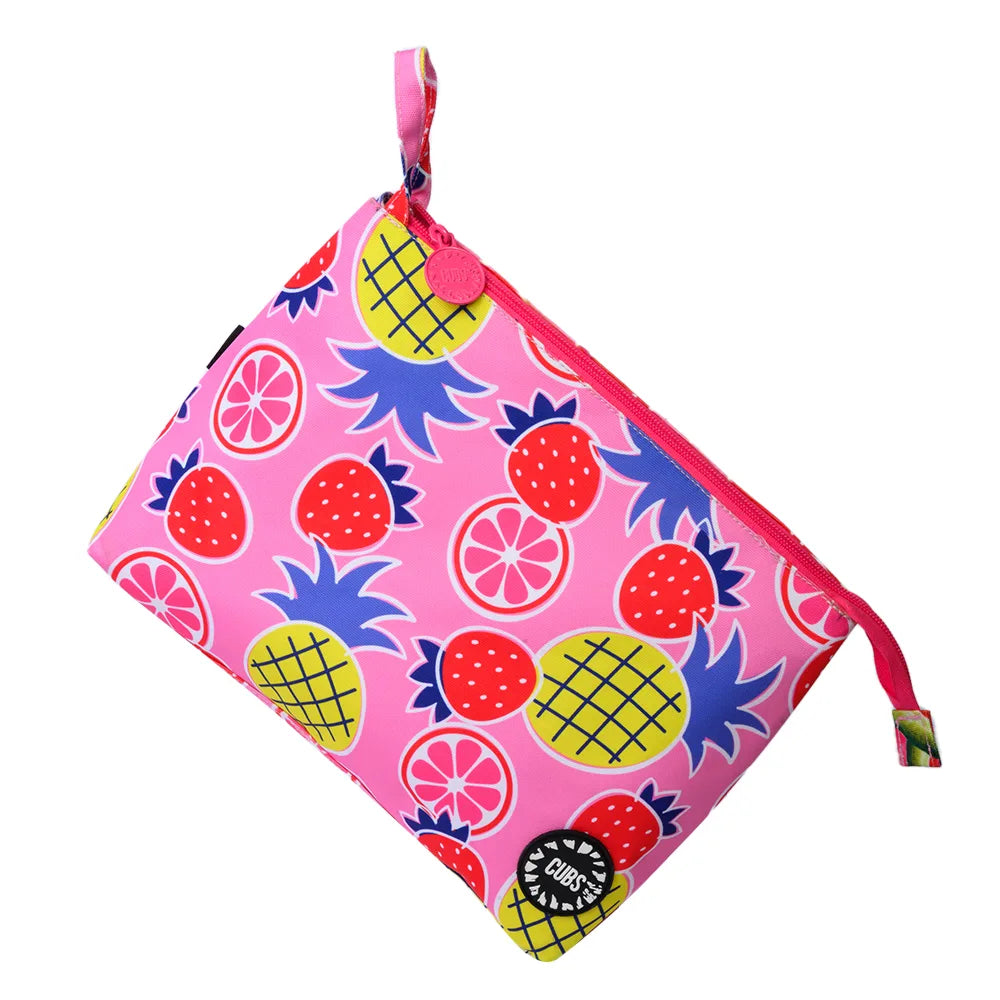 Cubs pineapple and strawberry Large Pouch
