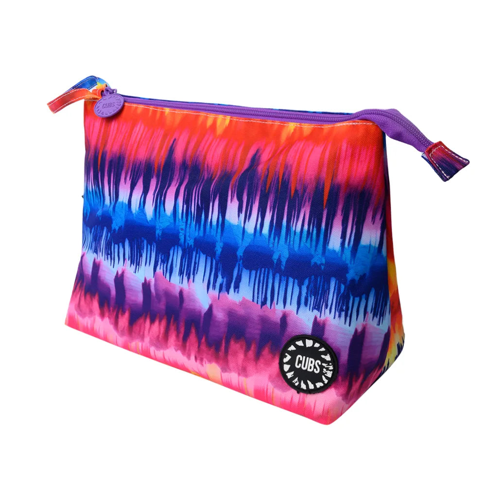Cubs Dripping Paint Large Pouch
