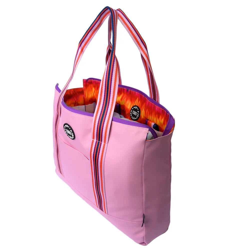 Cubs Dripping Paint & True Pink Double Face Tote Bag