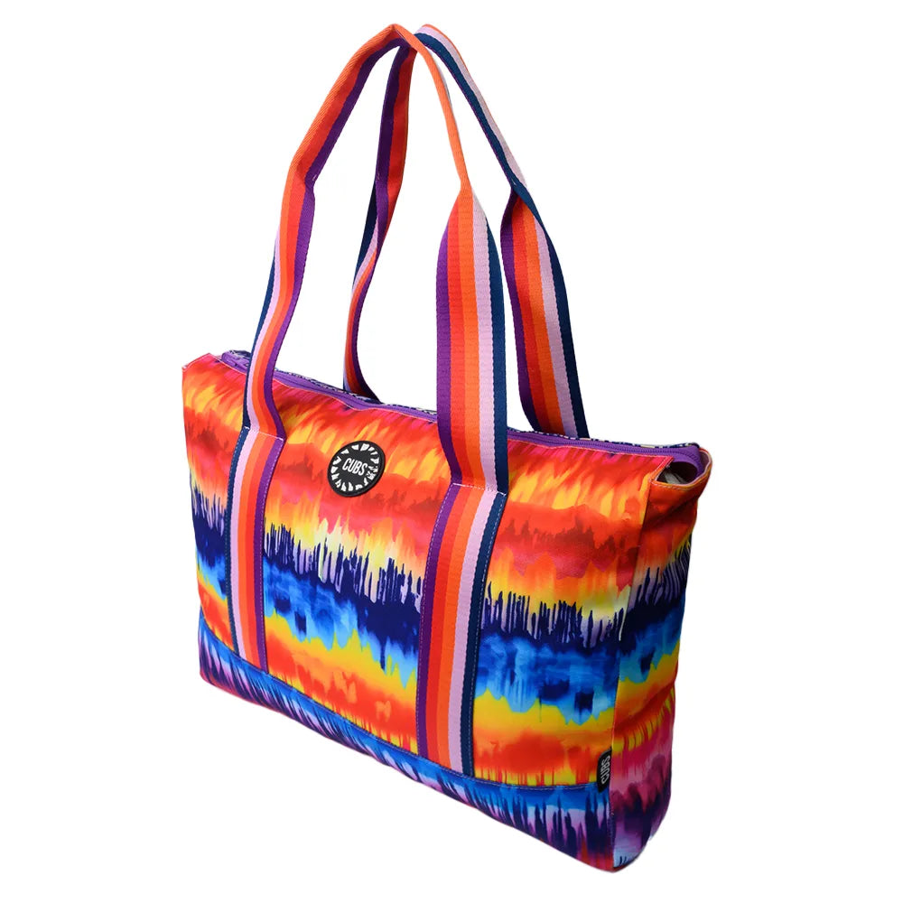 Cubs Dripping Paint & True Pink Double Face Tote Bag