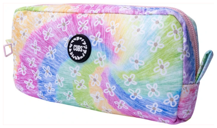 Cubs Pastel Tie Dye Flowers Pencil case