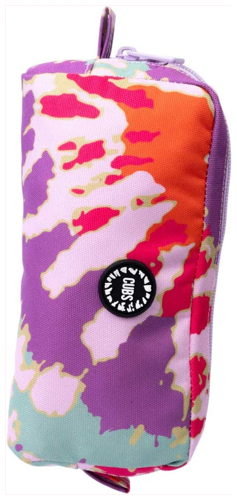 Cubs Purple & Orange Tie Dye Pencil case