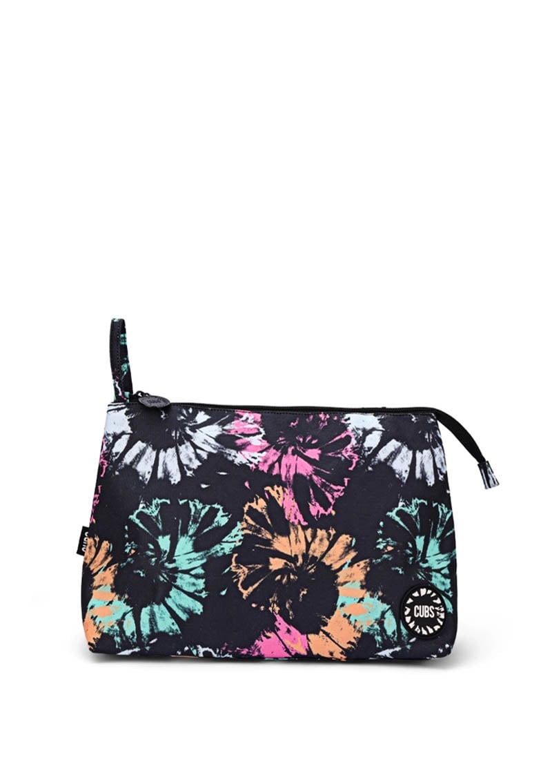 Cubs Dark Tie Dye Large Pouch