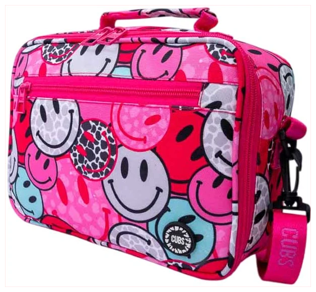 Cubs smiley faces Lunch bag
