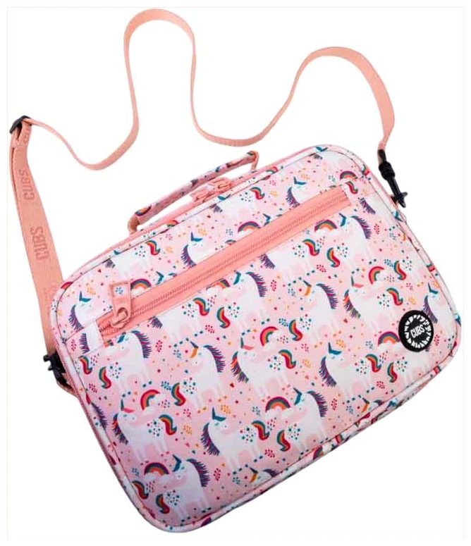 Cubs Peach Unicorns & Rainbows Lunch bag