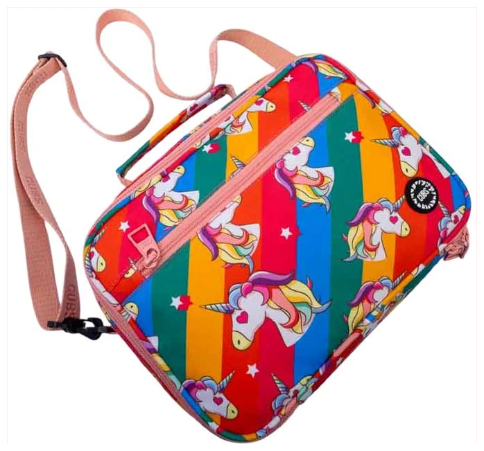 Cubs Unicorn Heart Lunch bag
