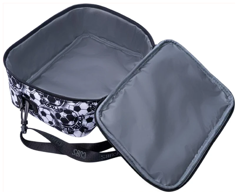 Cubs Football Black and white Lunch bag