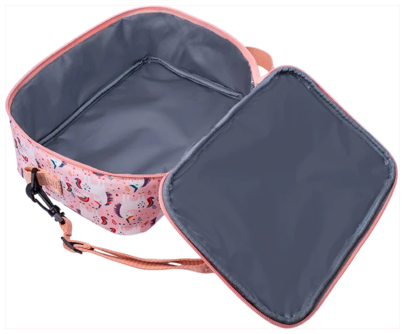 Cubs Peach Unicorns & Rainbows Lunch bag