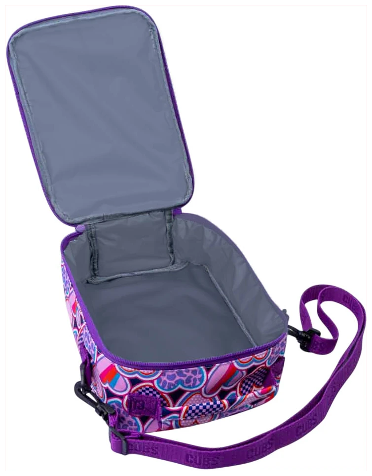 Cubs Purple Hearts Senior Lunch bag