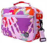 Cubs Purple & Orange Tie Dye Lunch bag