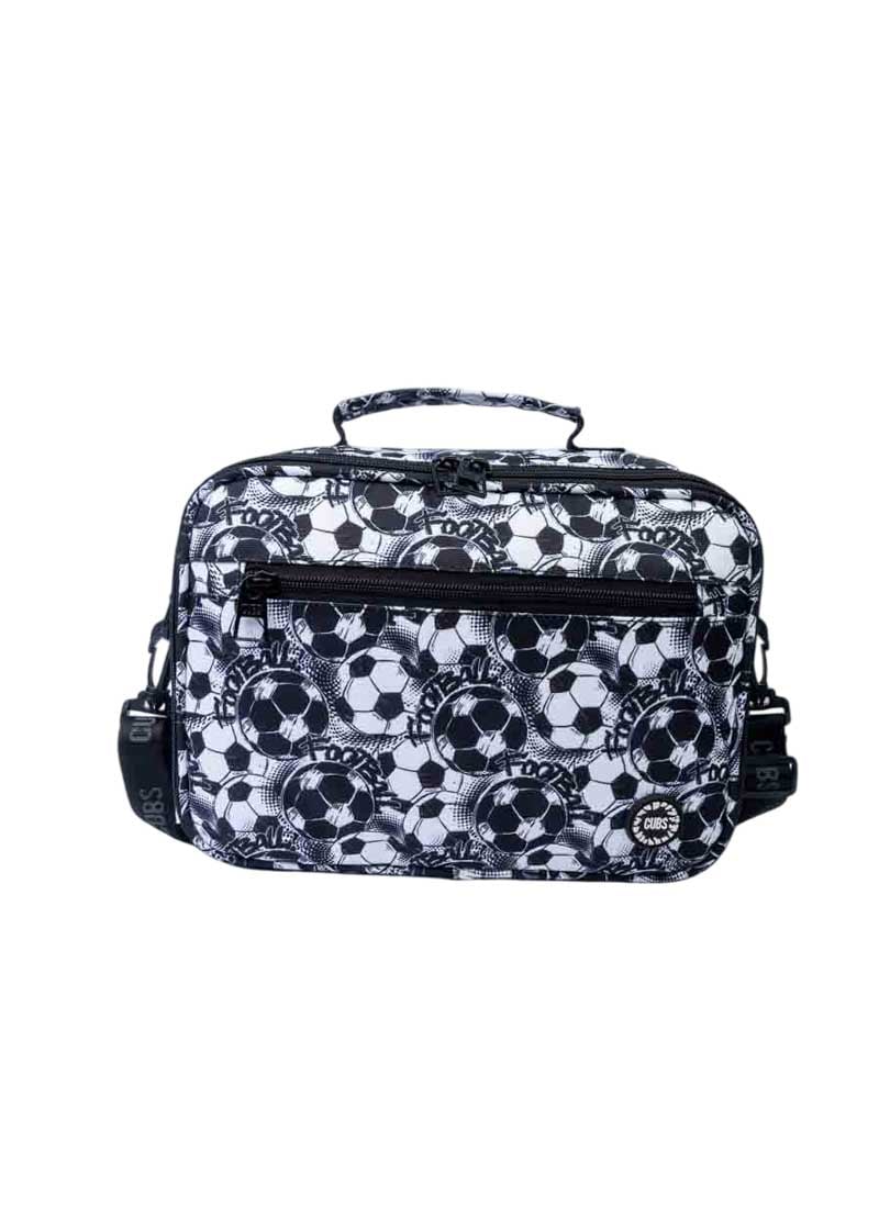 Cubs Football Black and white Lunch bag