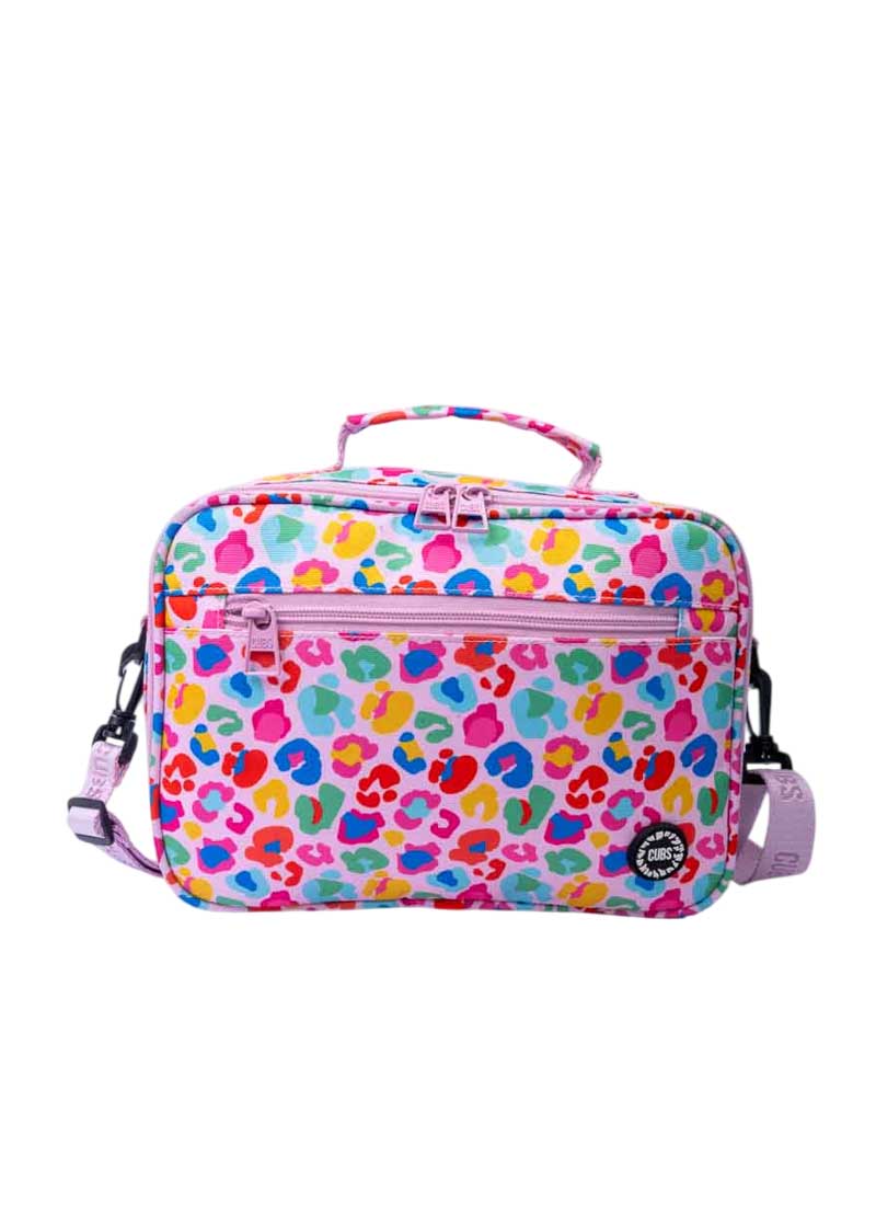 Cubs Pink Leopard Girl Lunch bag