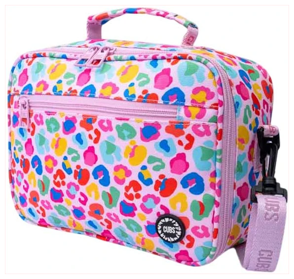 Cubs Pink Leopard Girl Lunch bag