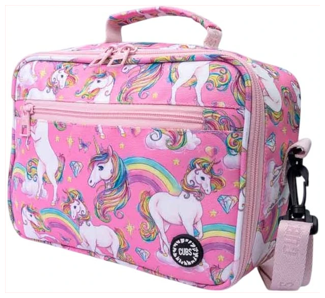 Cubs Pink Fantasy Unicorn Lunch bag
