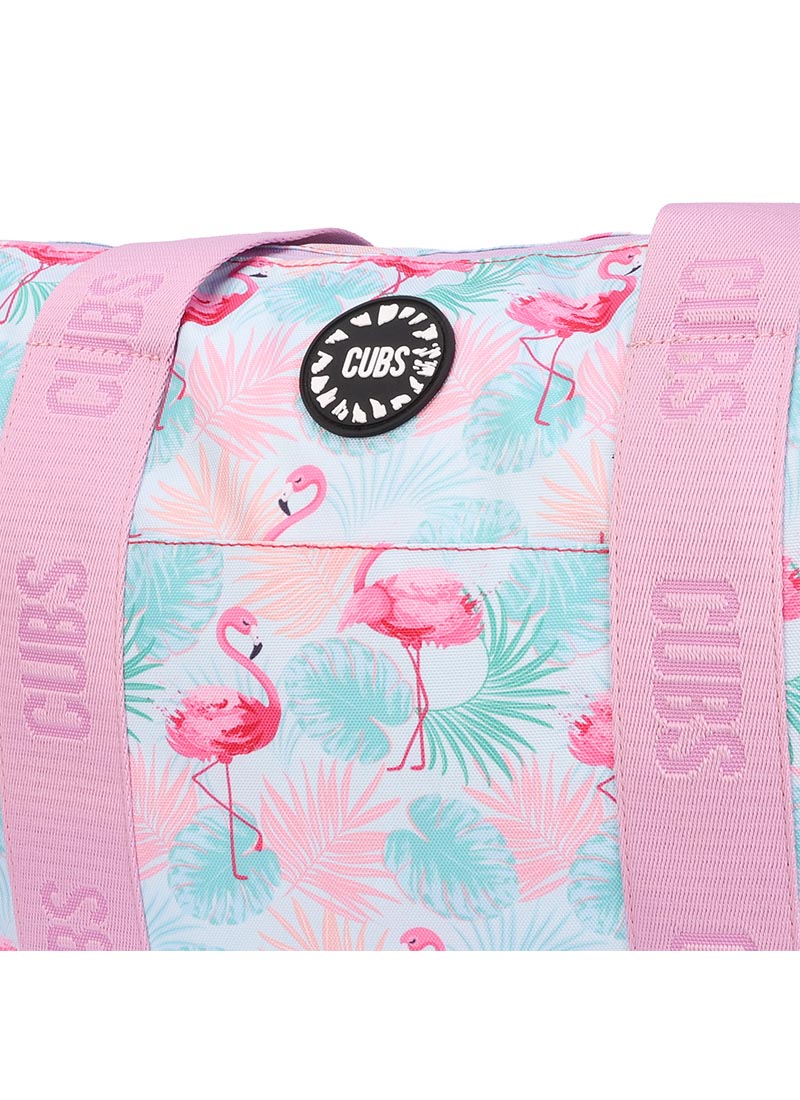 Cubs Fruits and Flamingos Double Face Tote Bag