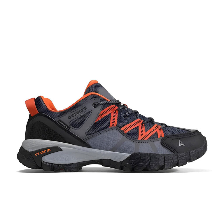 HUMTTO Blaze Trail X Low Cut Mesh Energetic Sneaker-110609A-2-GrayOrange