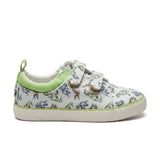 Cubs Grey Dinos Double Strap Sneaker Kids