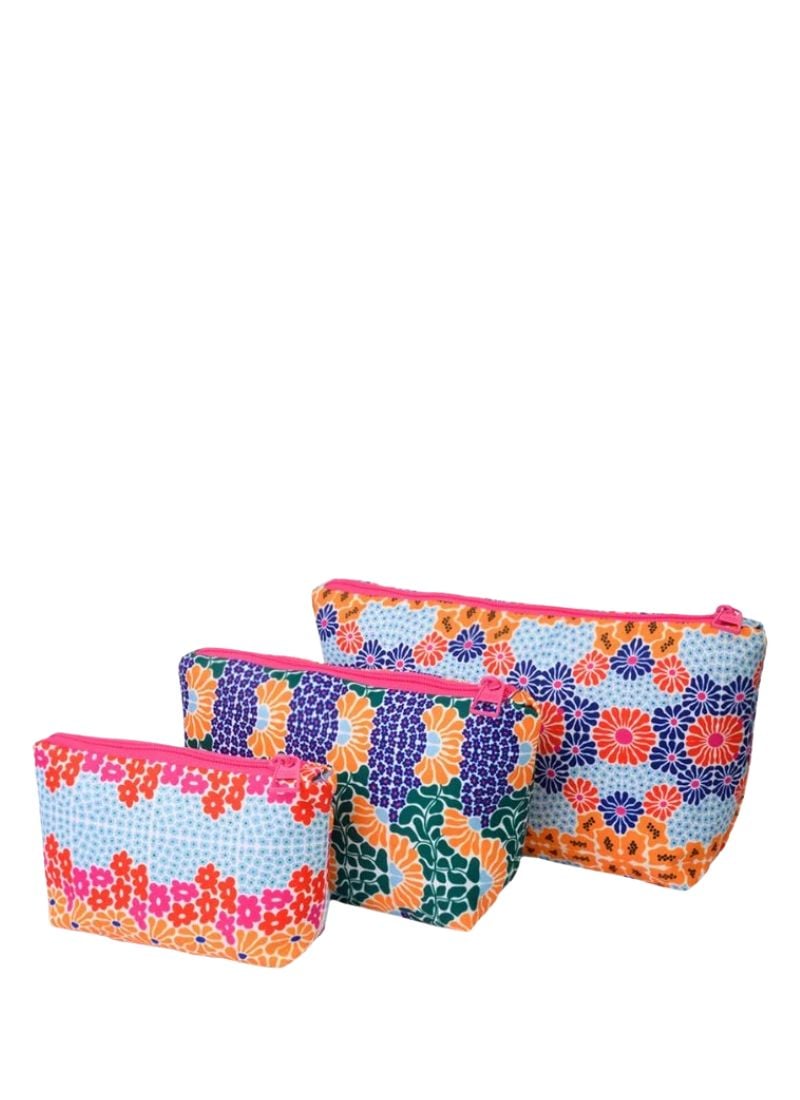 Cubs Happy Flowers Make-Up Rectangular Bags
