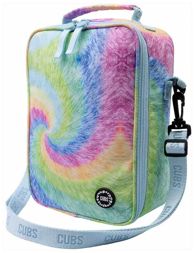 Cubs Pastel Rainbow Swirl Senior Lunch bag