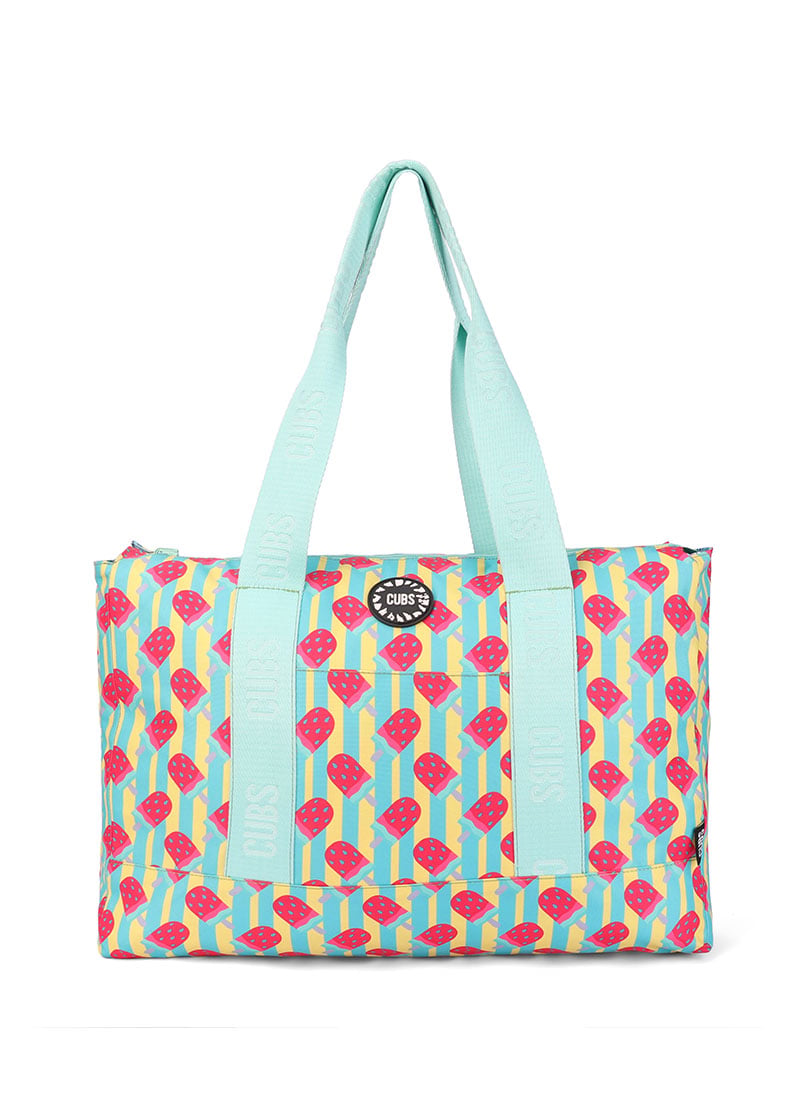 Cubs Ice-Cream and Flamingos Double Face Tote Bag