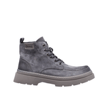 Jeep Ankle Lace Moc Toe Suede Boot-P214M08116-DarkGray