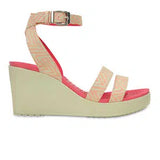 Crocs Leigh Graphic Wedge Melon Stucco