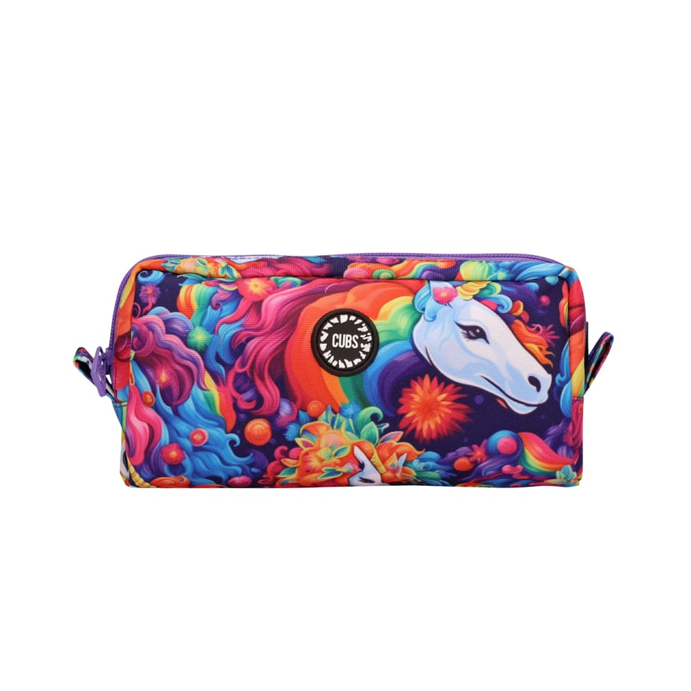 Cubs Rainbow Hair Unicorn Pencil case