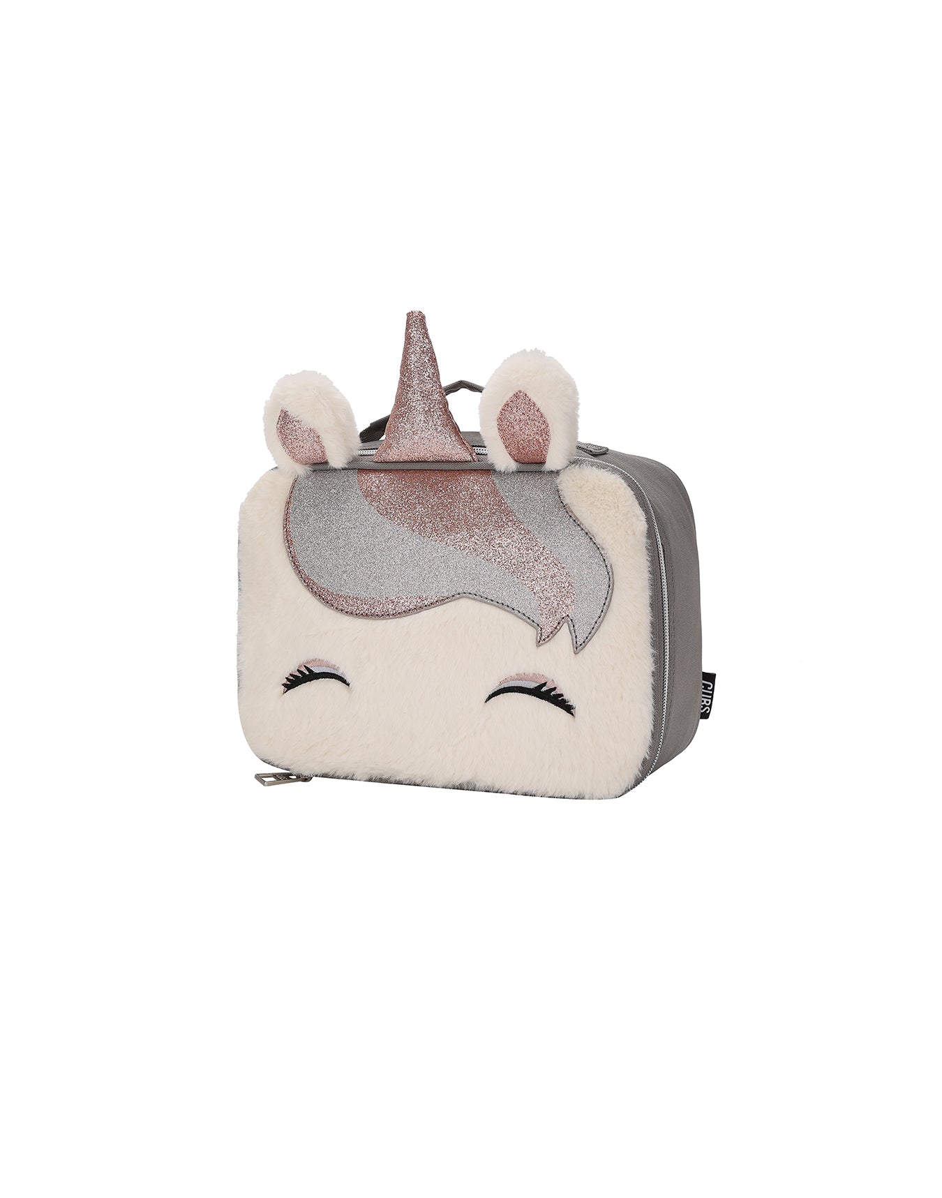 Cubs Matt gold Sequin and Fur Unicorn lunch bag