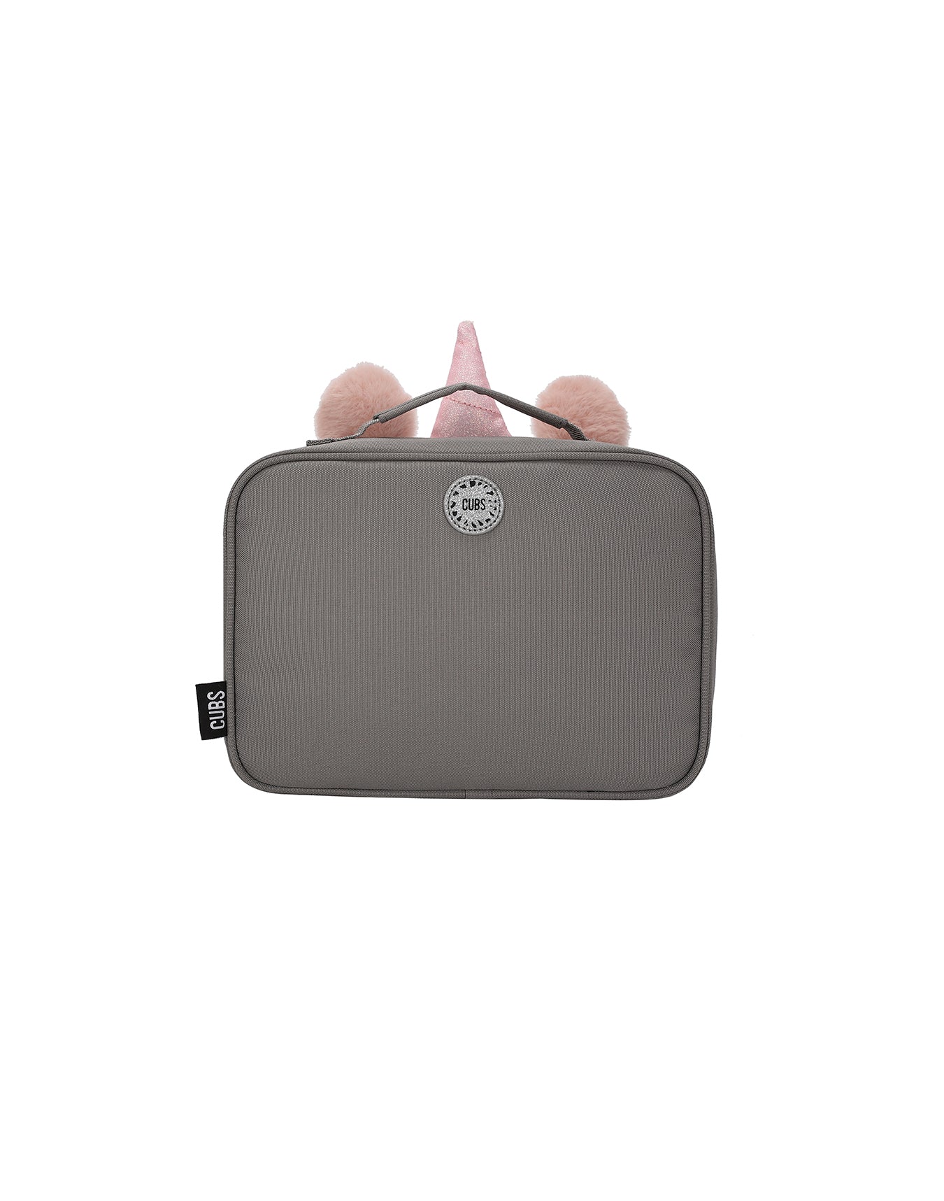Cubs Matt pink Sequin and Fur Unicorn lunch bag