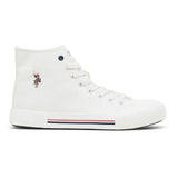 US Polo Men Vlair Off White Classics Mid Top Sneakers