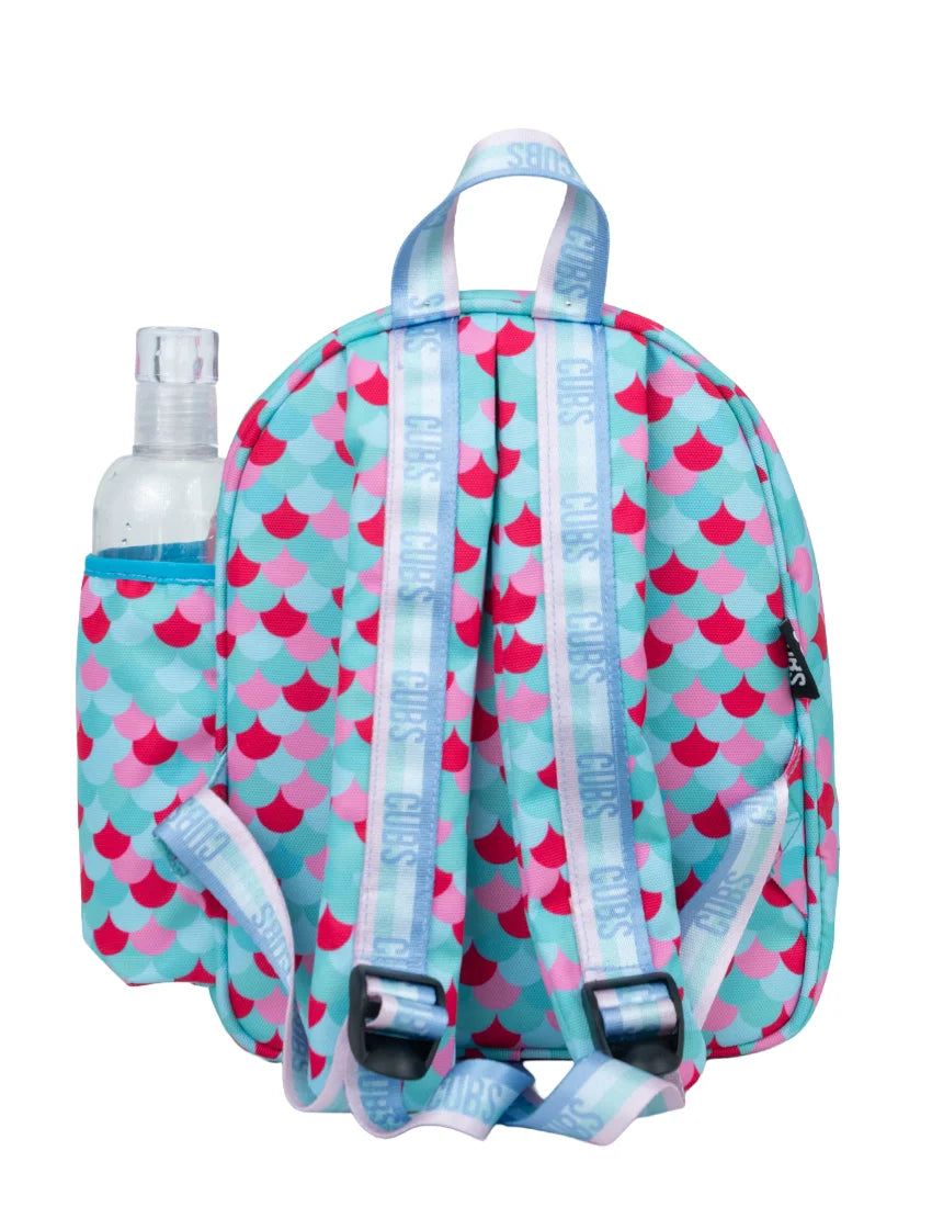 Cubs Mermaid Purple Hair Nursery Lunch Backpack