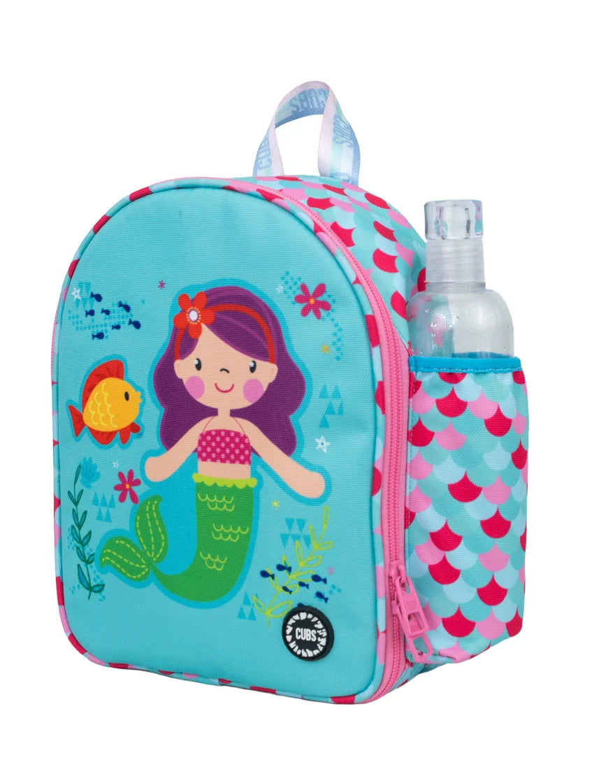 Cubs Mermaid Purple Hair Nursery Lunch Backpack