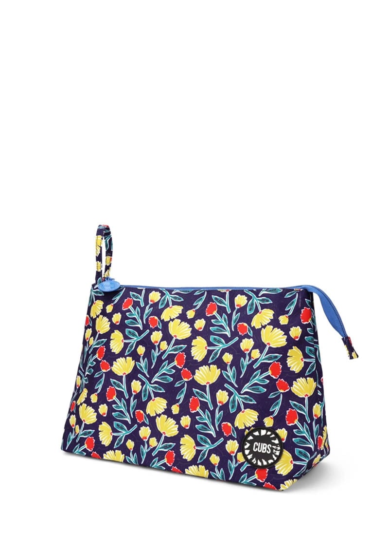 Cubs Navy Garden Large Pouch