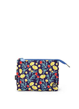 Cubs Navy Garden Medium Pouch