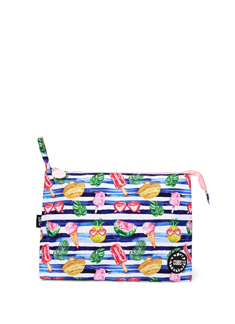 Cubs On the Beach Large Pouch