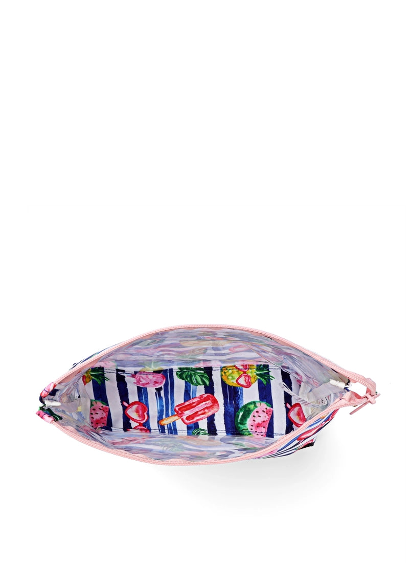 Cubs On the Beach Medium Pouch
