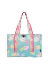 Cubs Pastel Pineapples & Pastel Tie Dye Double Face Tote Bag