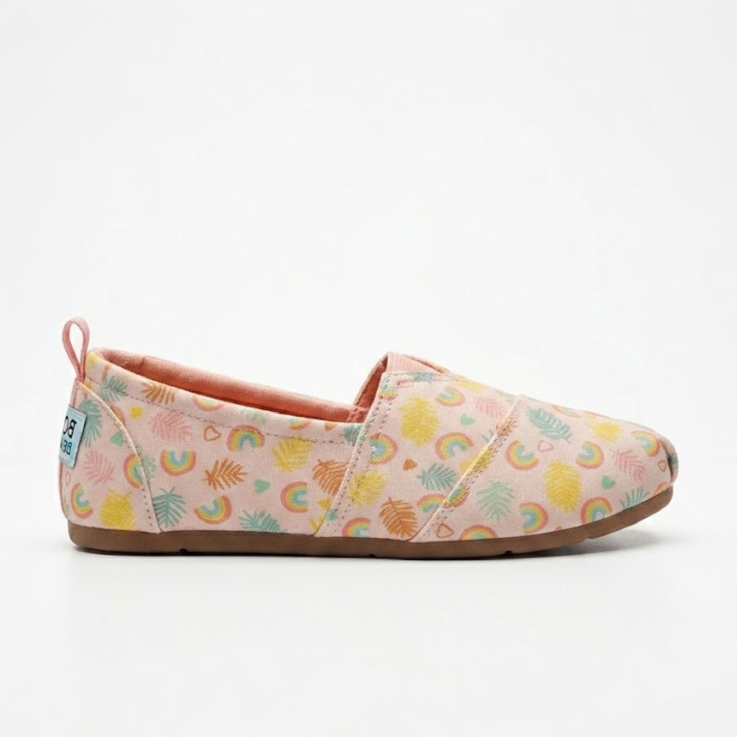 Cubs Pastil Pink Rainbows Slip-on Espadrilles Kids