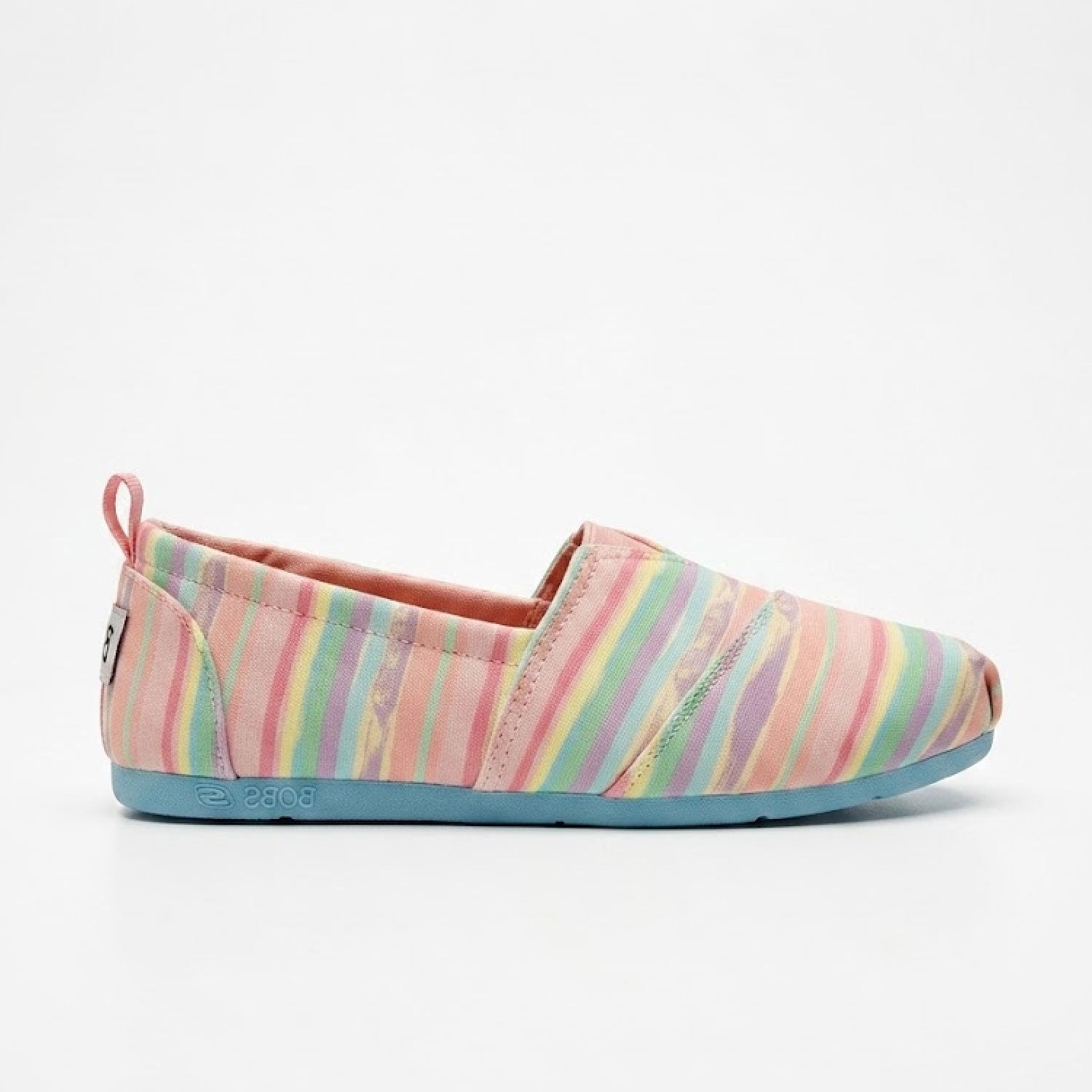 Cubs Pink Stripes Slip-on Espadrilles Kids
