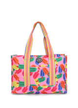 Cubs Purple Art and Ice-Cream Double Face Tote Bag