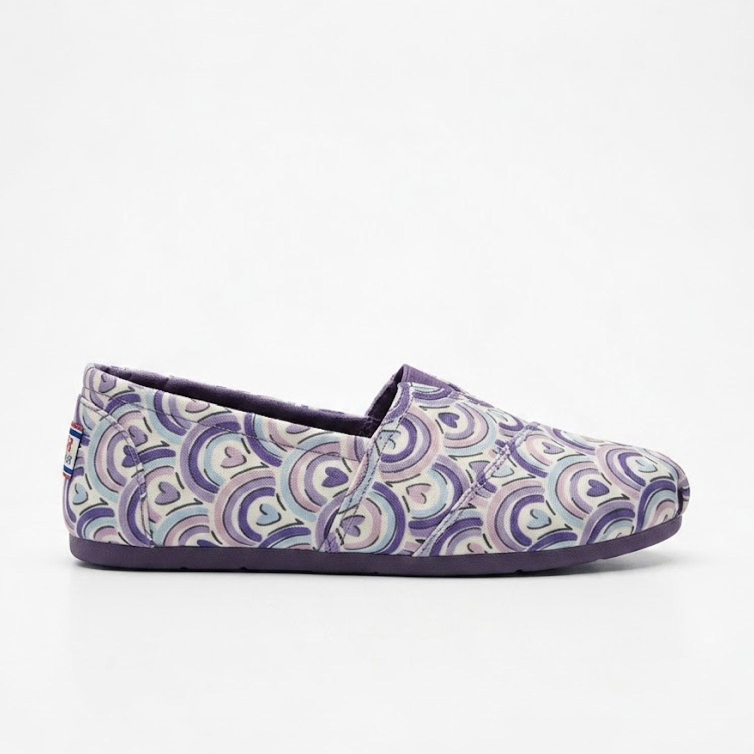 Cubs Purple Hearts Slip-on Espadrilles Kids
