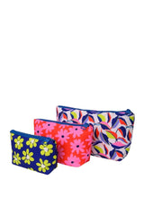Cubs Retro Flowers Make-Up Rectangular Bags