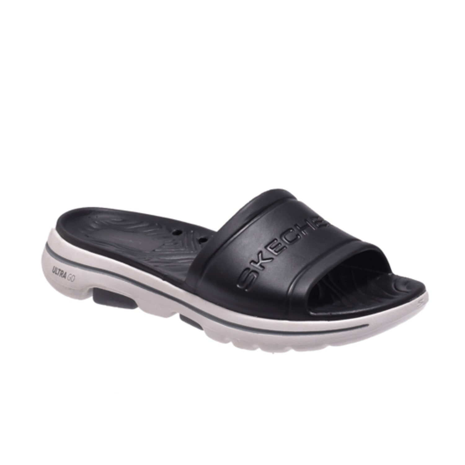 Skechers Foamies Go Walk Cruisen Slide 243021 -Black White Gray