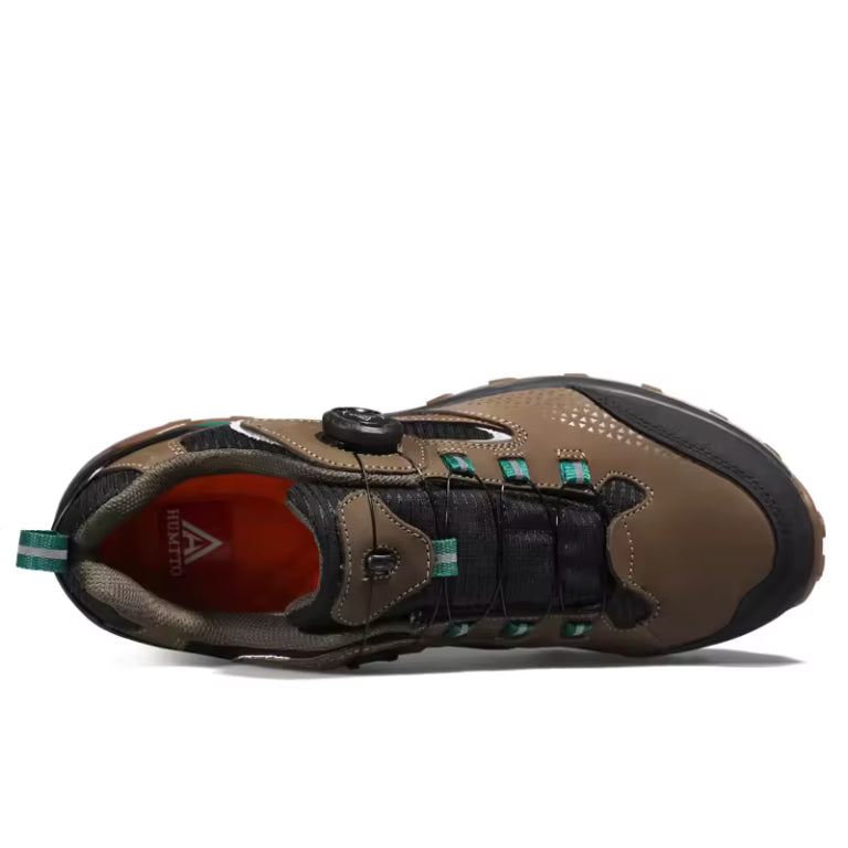 HUMTTO Earth Rush Low Cut Dial Lace Hiking Sneaker-110623A-2-BlackBrown