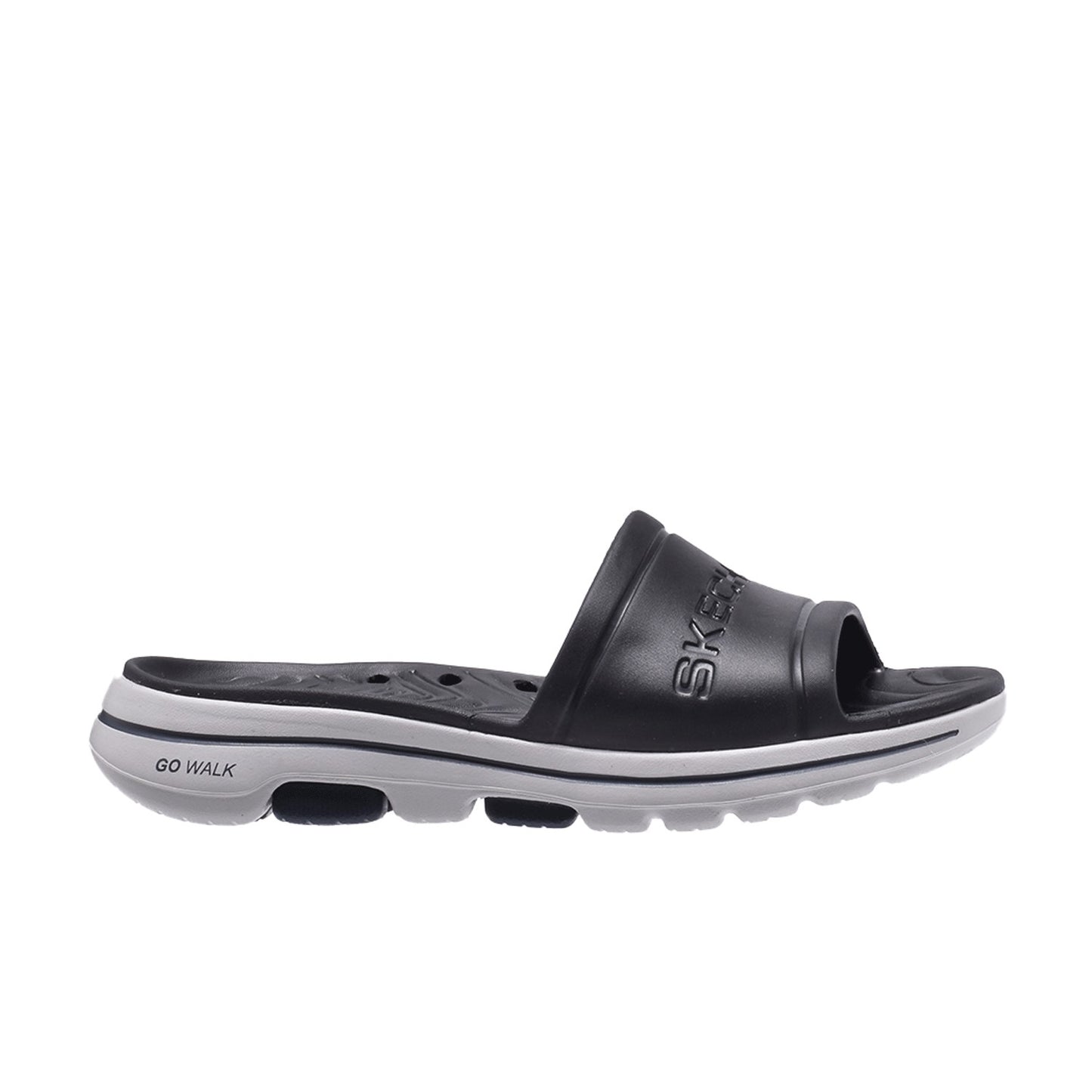Skechers Foamies Go Walk Cruisen Slide 243021 -Black Gray Black